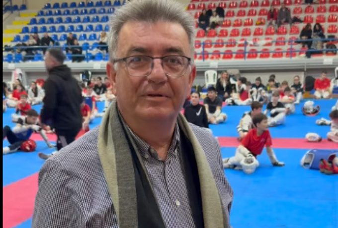 Στο πλευρό του 1st Winter Camp Korinthias Τάε Κβο Ντο ο Δήμαρχος Κορινθίων Νίκος Σταυρέλης